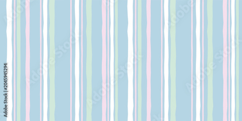 Konstfotografi Pastel blue and pink vertical stripes seamless pattern