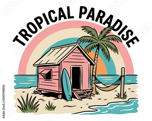 Billede på lærred Tropical paradise