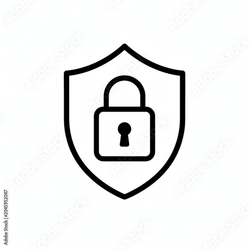 lock icon vector illustration