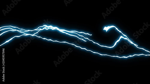 Flash lightning thunder fx, cartoon electric energy explosion overlay with glowing plasma sparks, dynamic storm power burst, comic thunderbolt strike effect for motion graphics and vfx on black 4K
