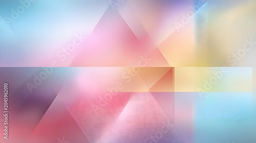 Elegant Modern Abstract Backdrop with Glassmorphism Layers and Pastel Gradients