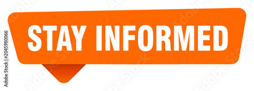 Konstfotografi stay informed sticker