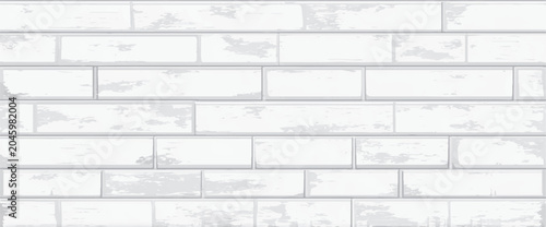 Seamless light grey distressed brick wall texture
