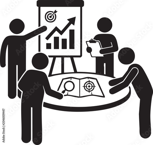 Creative Team Developing Advertising Campaign Concept