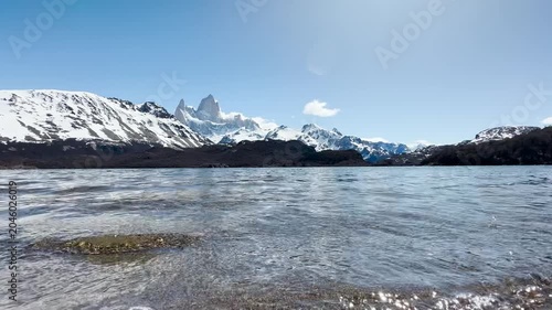 
Laguna Capri Reflection with Mount Fitz Roy in El Chaltén, Patagonia, Argentina
Low-angle landscape view of Laguna Capri with a reflective water surface.