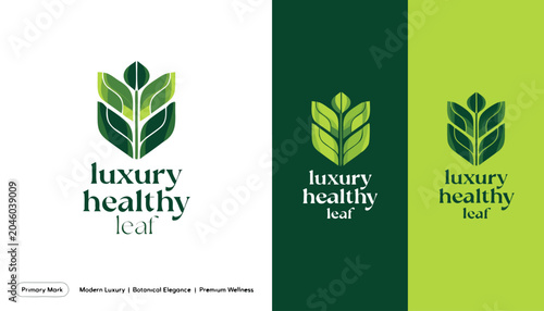 Letter H nature logo vector featuring leaf elements, symbolizing growth, wellness, and innovation.
