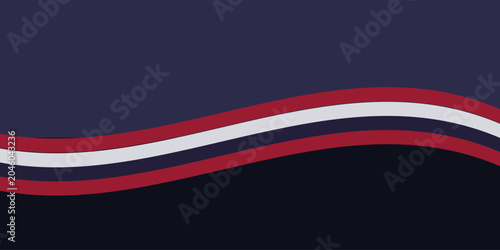 Fotografi Thailand General Election Banner With Ballot Box National Colors And Democratic