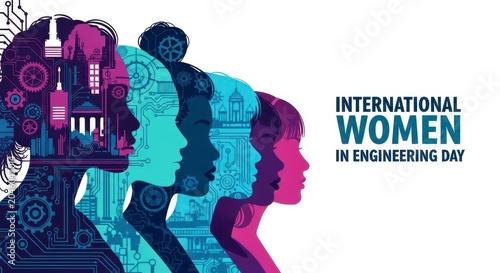Women celebrating international women in engineering day