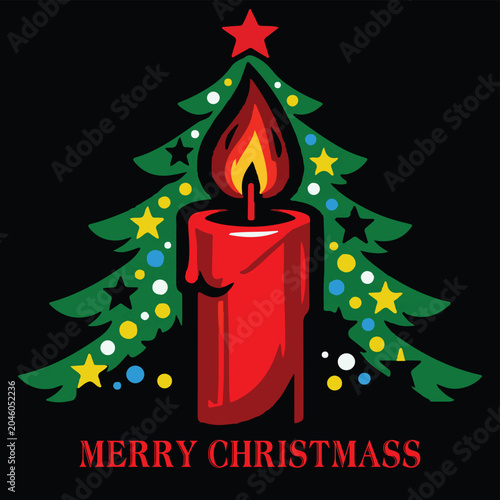 Happy Merry Christmas Typography T Shirt Design with Festive Holiday Elements