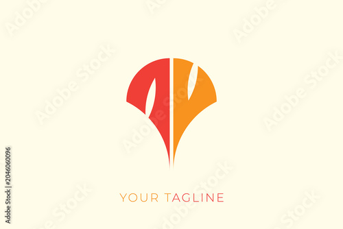 Abstract Ag logo, abstract geometric Ag logo, simple, minimalist