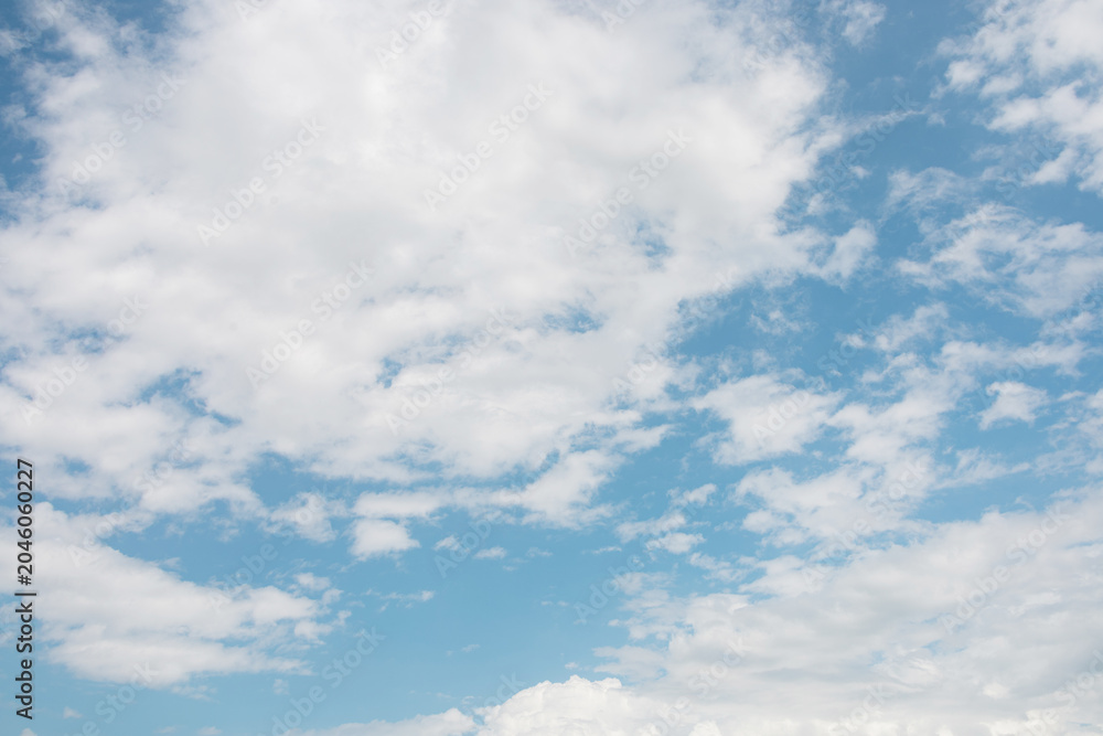 Fototapeta premium Cloud sunshine cyan view sky spring high beauty empty white blue weather gloomy smooth summer calm wide environment wind skyline texture climate cloudscape holiday wallpaper air soft abstract day