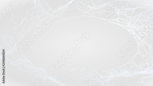 Konstfotografi Halloween gothic spider web frame and corner set with black background, horror i