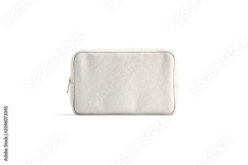 Quadro su tela Blank canvas cosmetic bag mock up png, transparent background, 3d rendering