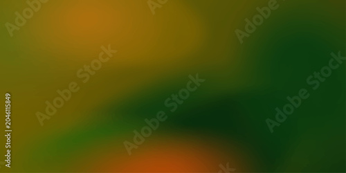 Abstract Autumn Hues: A blurred background featuring a blend of warm golden-orange and deep forest-green colors, evoking the essence of autumn's rich palette.