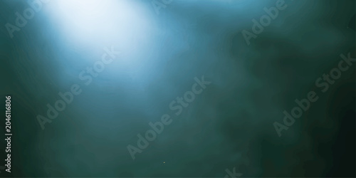 Canvastavla Submerged Light Beams: Ethereal shafts of bright light pierce through the murky depths of deep blue water, creating a mysterious and tranquil underwater atmosphere