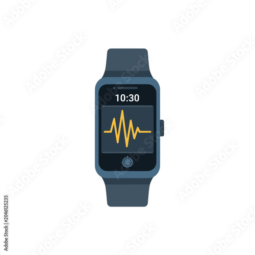 Smartwatch with Heart Rate Monitor.