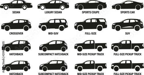 Photos various types of cars and trucks  sedan luxury sedan sports coupe car crossover