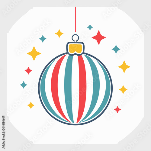 Christmas Ornament with Stars