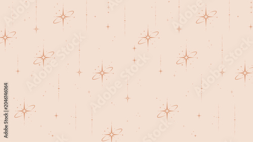 Luxury Celestial Stardust Background with Elegant Gold Sparkle Stars