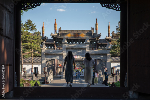Quadro su tela Confucius Temple of Datong city, China