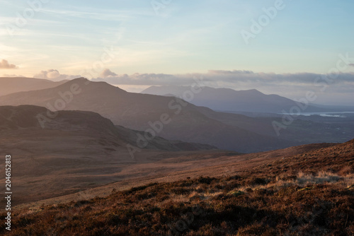 The paps from shrone lake - County Cork - Ireland