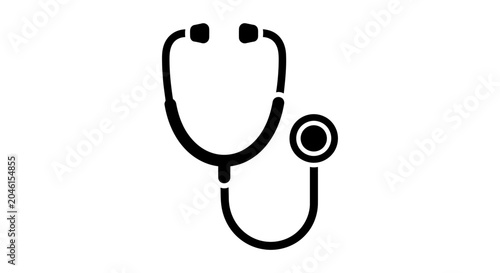 Foto Stethoscope for medical examination purposes.