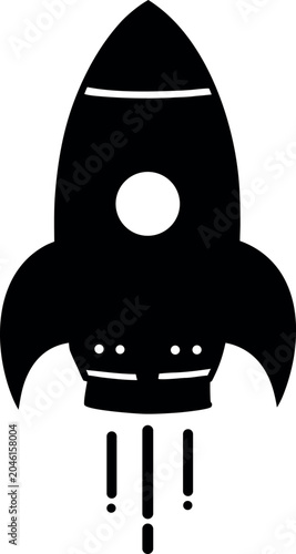 Rocket Icons for Startup Technology and Business Growth