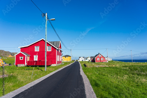 Tableau sur toile Abandoned fishing village on the Varanger Peninsula in Finnmark, Norway