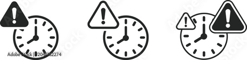 Foto Expiration and Expired Icons Set for Notices, Alerts and User Interface Design,