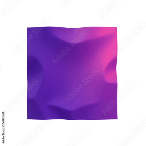 Captivating abstract fluid gradient square with an undulating surface, featuring a smooth transition from deep purple to vibrant pink, ideal for modern digital backgrounds and creative design elements