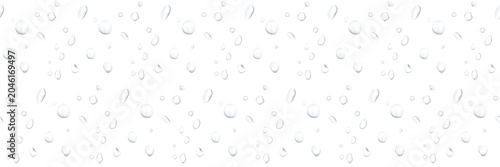 Schilderij op canvas Water pattern vector with droplet drop light for seamless raindrop waterdrop