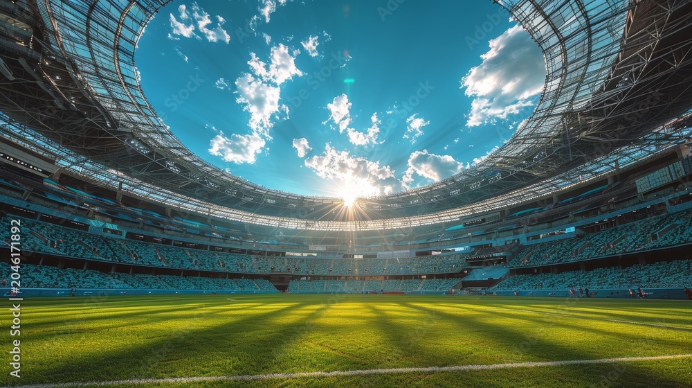 Obraz premium Cancha de soccer