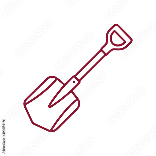 Shovel Tool For Digging Earth.