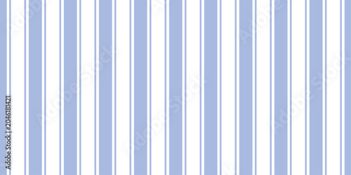 Εκτύπωση καμβά Courage Ticking Stripe, a seamless vector pattern with traditional ticking stripe in periwinkle blue on a white background