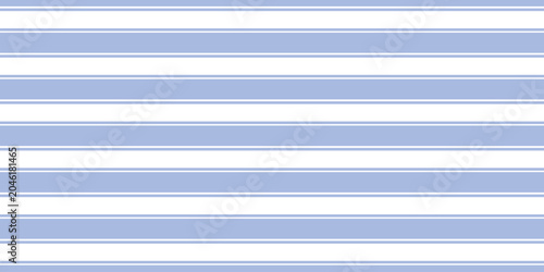 Fotografie Courage Ticking Stripe, a seamless vector pattern with traditional ticking stripe in periwinkle blue on a white background
