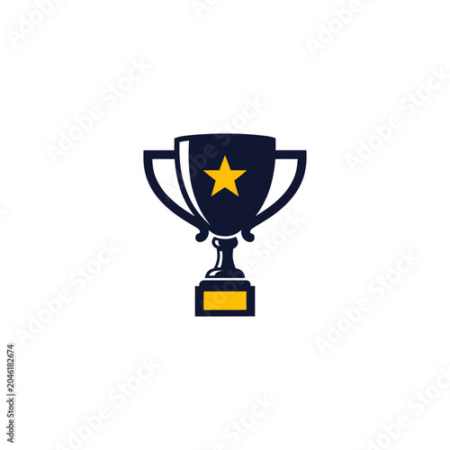 Trophy Cup Award Winner Symbol.