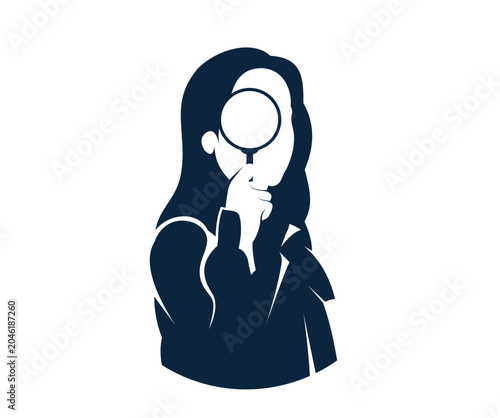 flat image of a female doctor