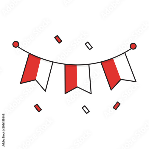 Independence Day Bunting Decoration