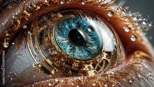 Cybernetic Human Eye With Artificial Intelligence Vision Technology