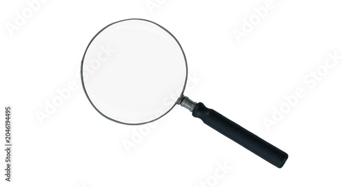 Tableau sur toile magnifying glass on transparent background