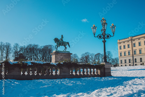Norway capital Oslo in winter