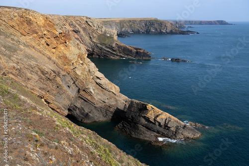 Paysage de Deer park, Marloes, Pays de Galles