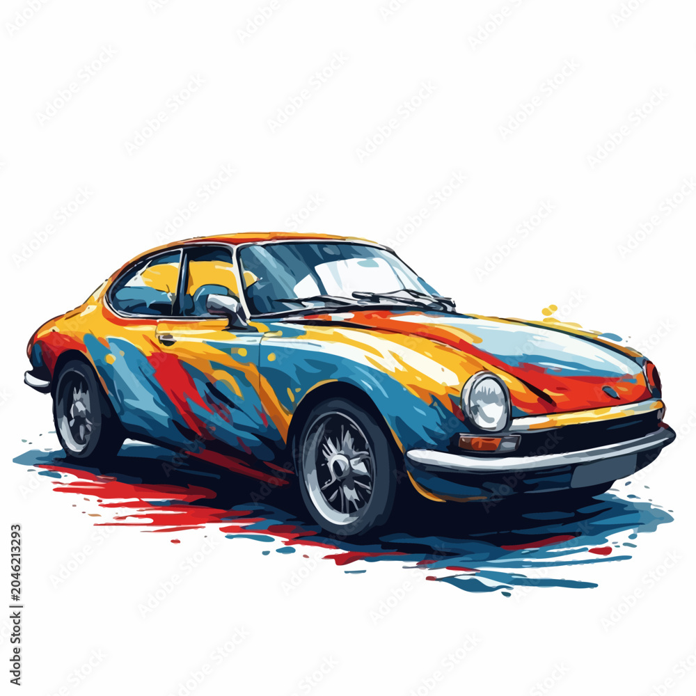 Obraz premium Car Design Painting Very Cool