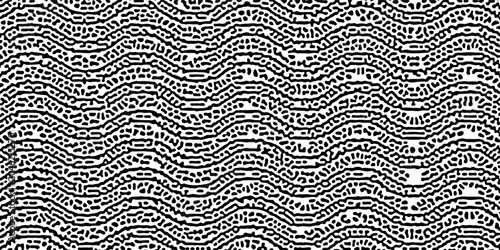 Bilde på lerret Turing ornament halftone puzzle pattern