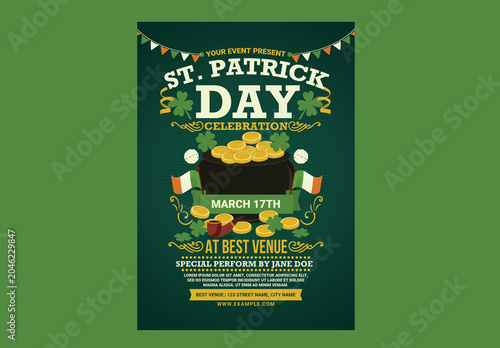 St. Patricks Day Celebration Flyer
