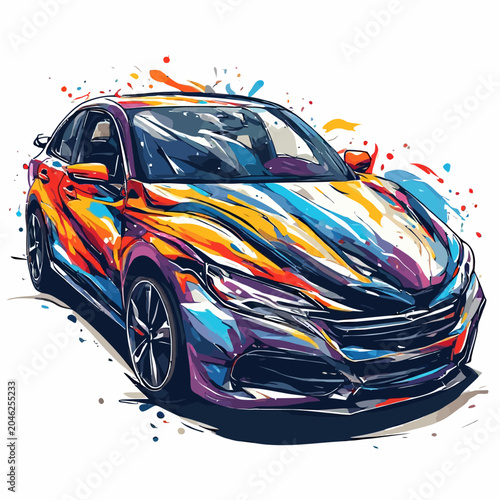 Car Design Painting Very Cool