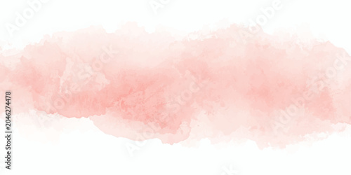 Foto Abstract Pink Watercolor Background with Soft Brush Strokes and Cloud Like Textu