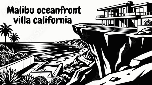 Fotografija malibu oceanfront american villa luxury residence architecture estate residentia