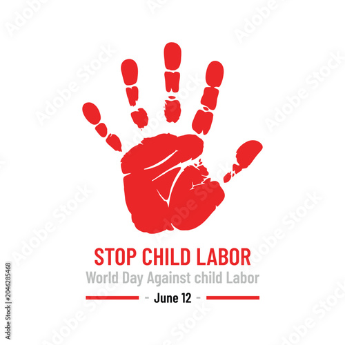 Canvastavla World day against child labor stop child labor awareness