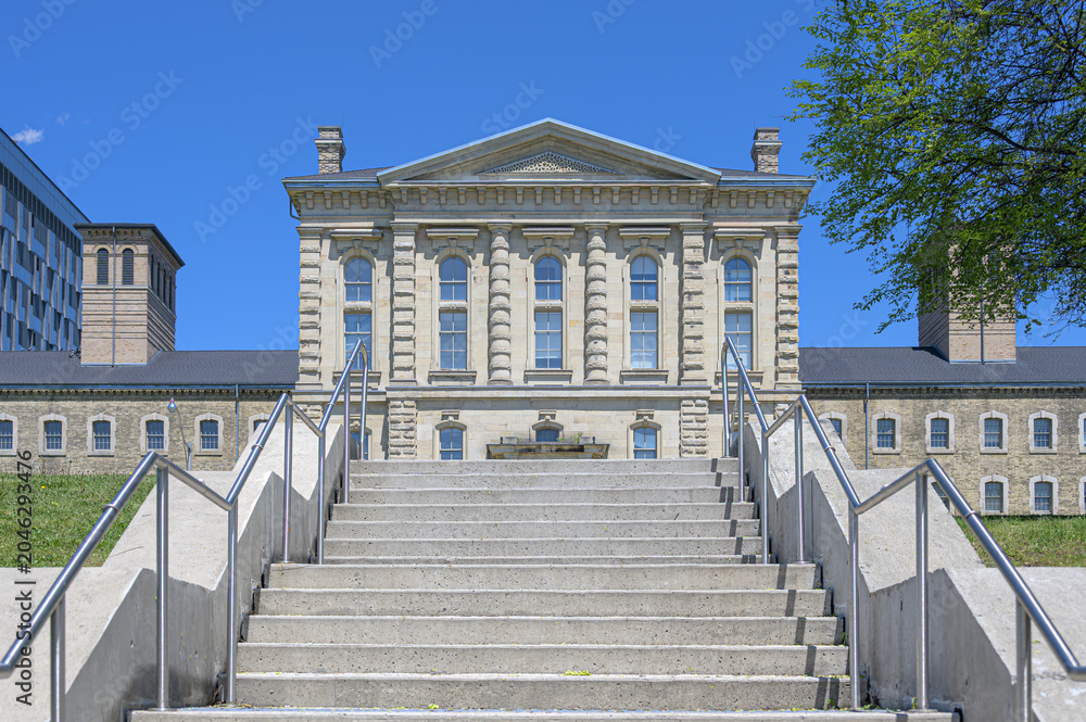 Naklejka premium Heritage building of colonial Don Jail building, Toronto, Canada